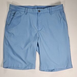 Greg Norman Collection Golf Shorts Mens Size‎ 36 Light Blue Play Dry Technology